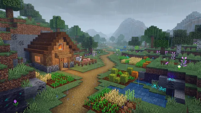 How to Make It Rain and Stop Rain in Minecraft